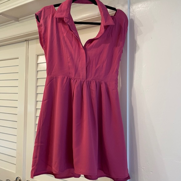 3/$10 Pink cutout Dress - Picture 4 of 8